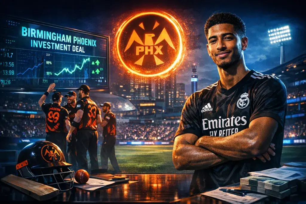 Jude Bellingham Acquires Minority Stake in Birmingham Phoenix Hundred Franchise