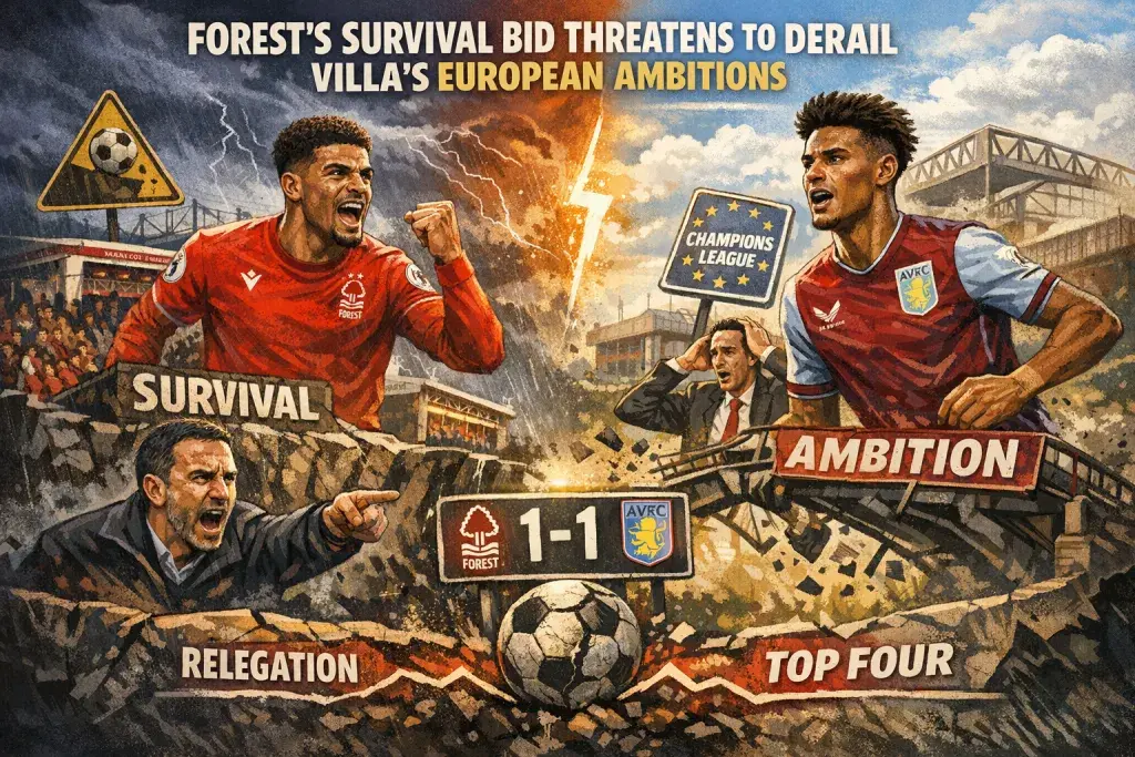 Forest's Survival Bid Threatens to Derail Villa's European Ambitions